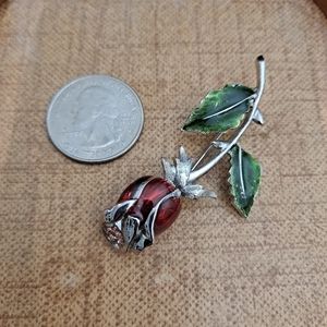 🔥VINTAGE rose brooch